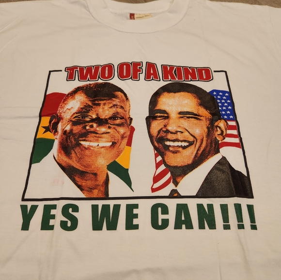 Vintage Barack Obama T Shirt Yes We Can 2008 Mens Size XL NEW - Picture 3 of 7